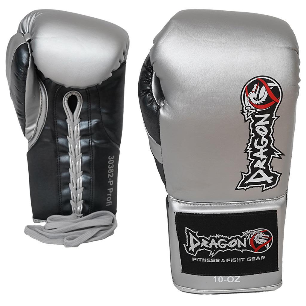 DragonDo 30382-P Profi Schnür-Boxhandschuhe