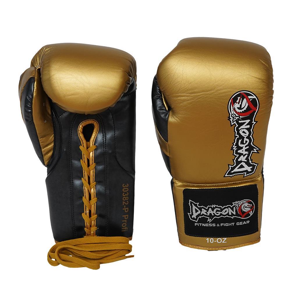 DragonDo 30382-P Profi Schnür-Boxhandschuhe