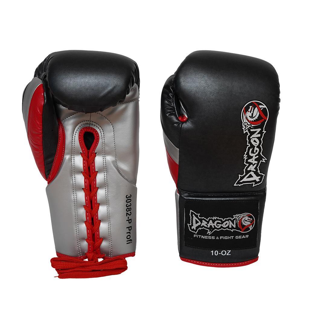 DragonDo 30382-P Profi Schnür-Boxhandschuhe