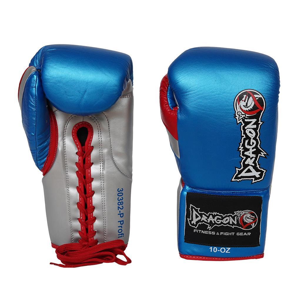 DragonDo 30382-P Profi Schnür-Boxhandschuhe
