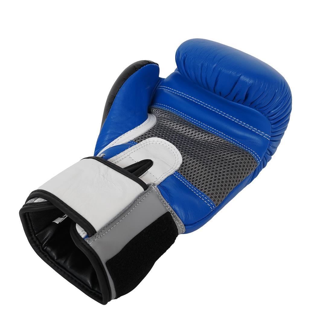 DragonDo 33099-L IFMA-zugelassene Muay-Thai-Boxhandschuhe aus Leder