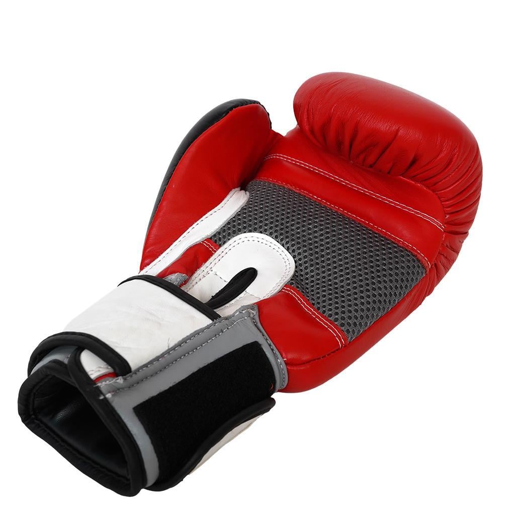 DragonDo 33099-L IFMA-zugelassene Muay-Thai-Boxhandschuhe aus Leder