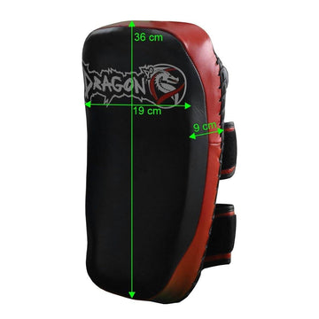 DragonDo 40374-L Thai Pad Leder-Stoßdämpferpolster Echtleder-Pad