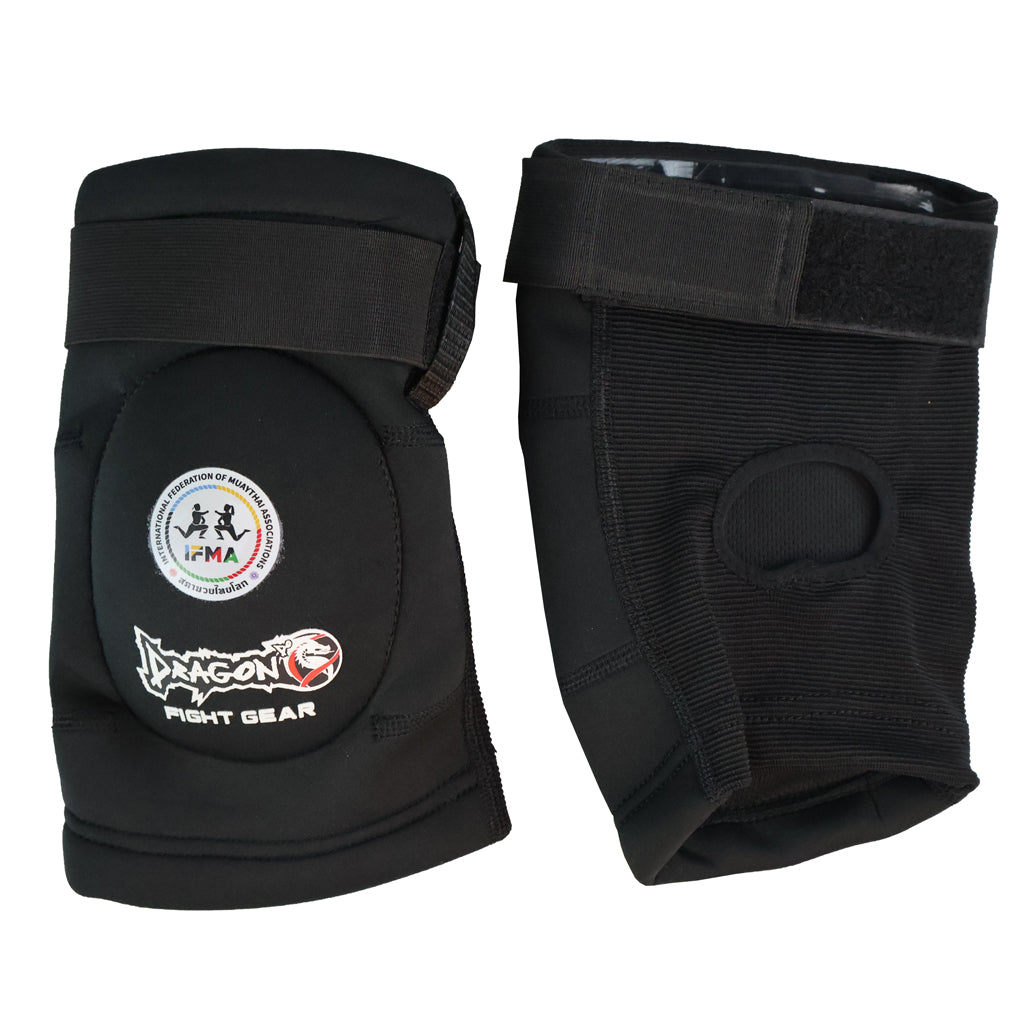 DragonDo 40495 IFMA-zugelassener Muay Thai Neopren-Ellbogenschoner