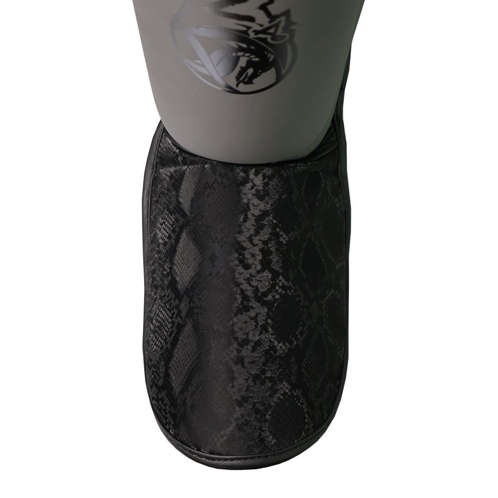 DragonDo 40709-P Daytona Schienbeinschoner, schwarz, Kickbox-Schienbeinschoner