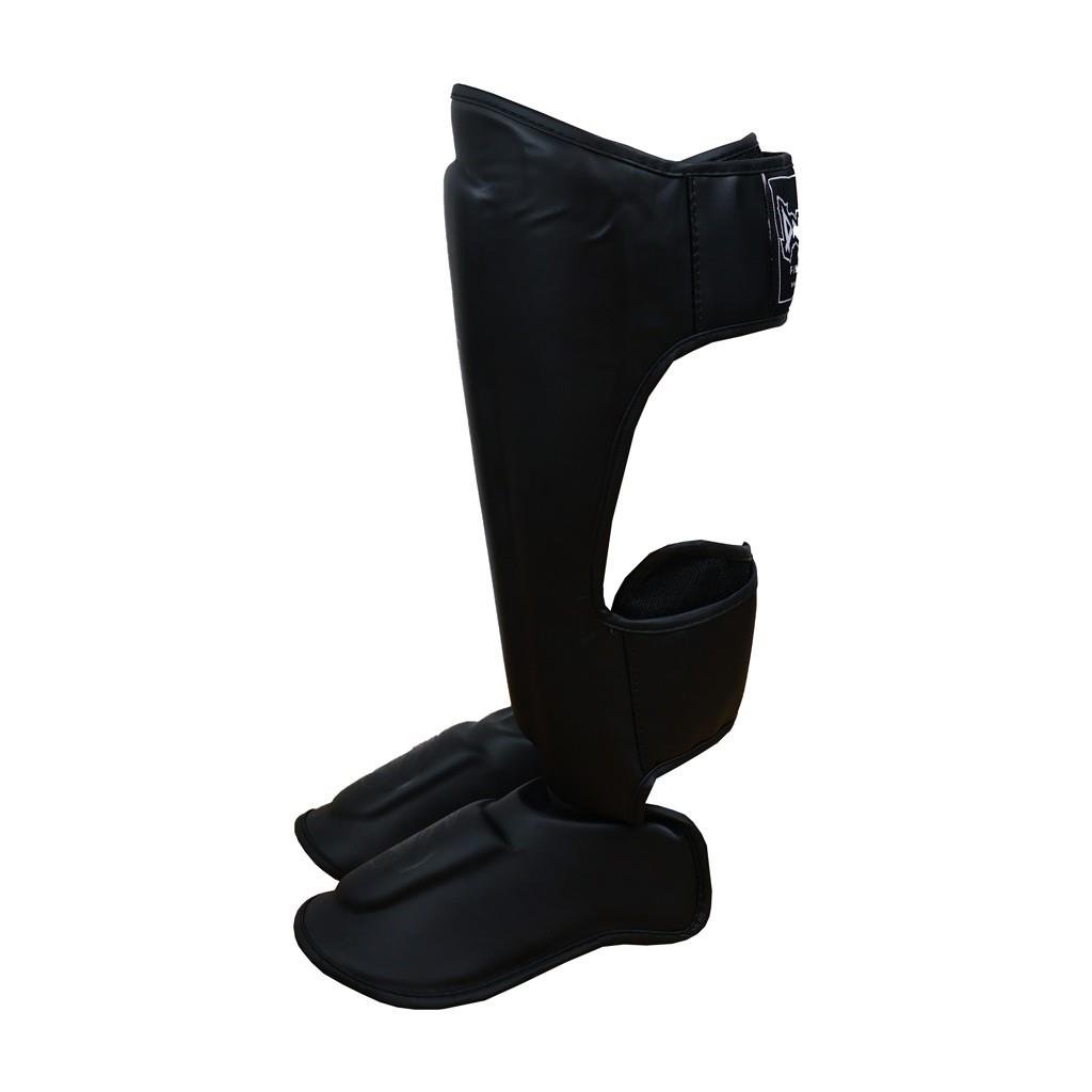 DragonDo 40715-P Schienbeinschoner Schwarz Professionelle Kickbox-Schienbeinschoner