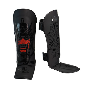 DragonDo 40724-P Yakuza Schienbein- und Fußschutz Kickbox – Fußschutz für Training und Wettkampf