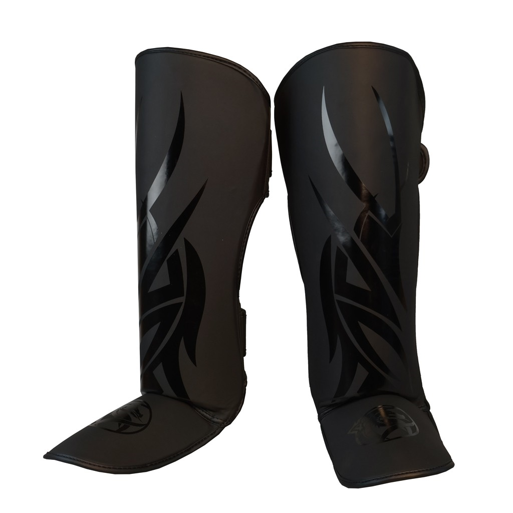 DragonDo 40726-P Black Mamba Schienbeinschoner Kickbox-Schienbeinschoner