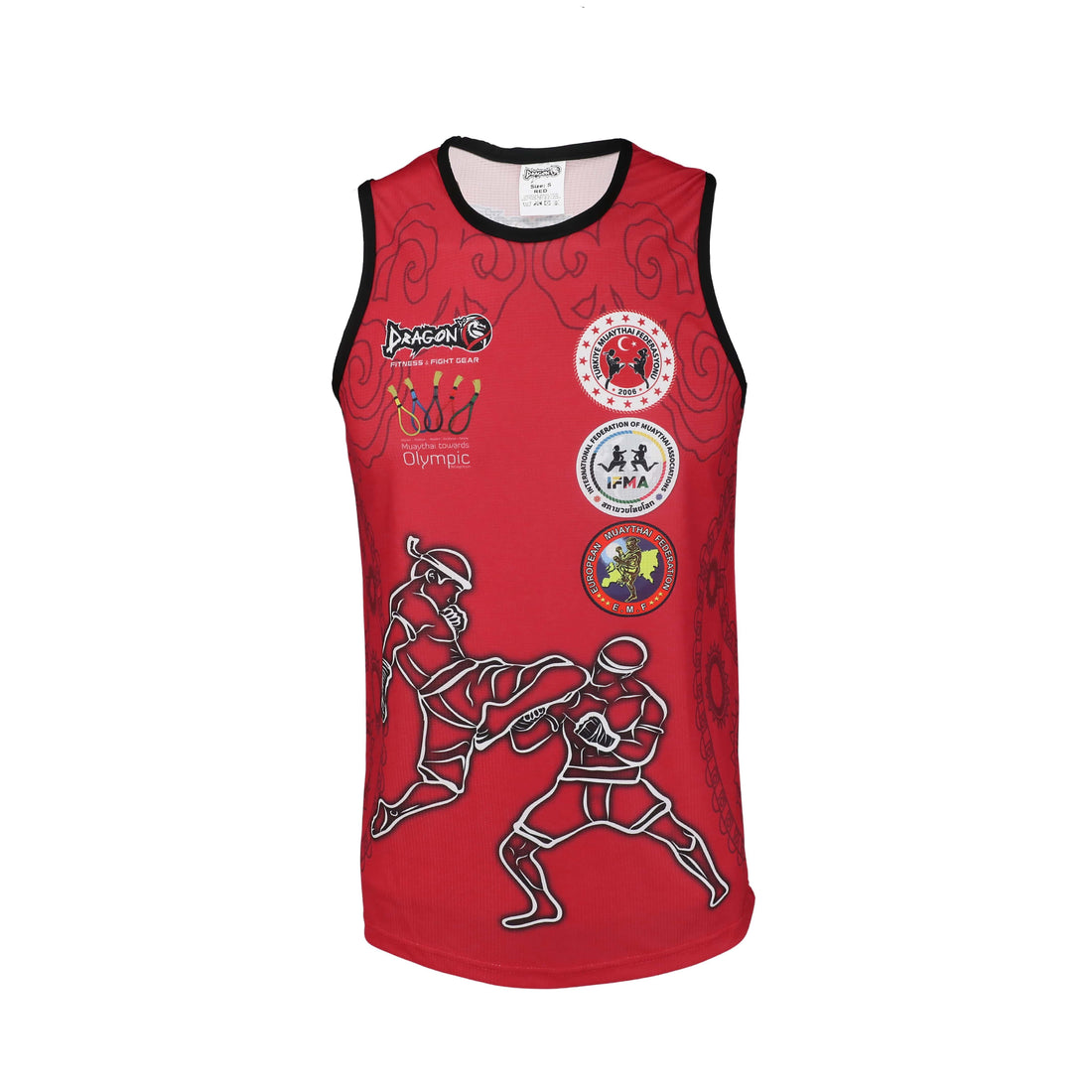 DragonDo 45759 Digital bedrucktes Muaythai-Tanktop