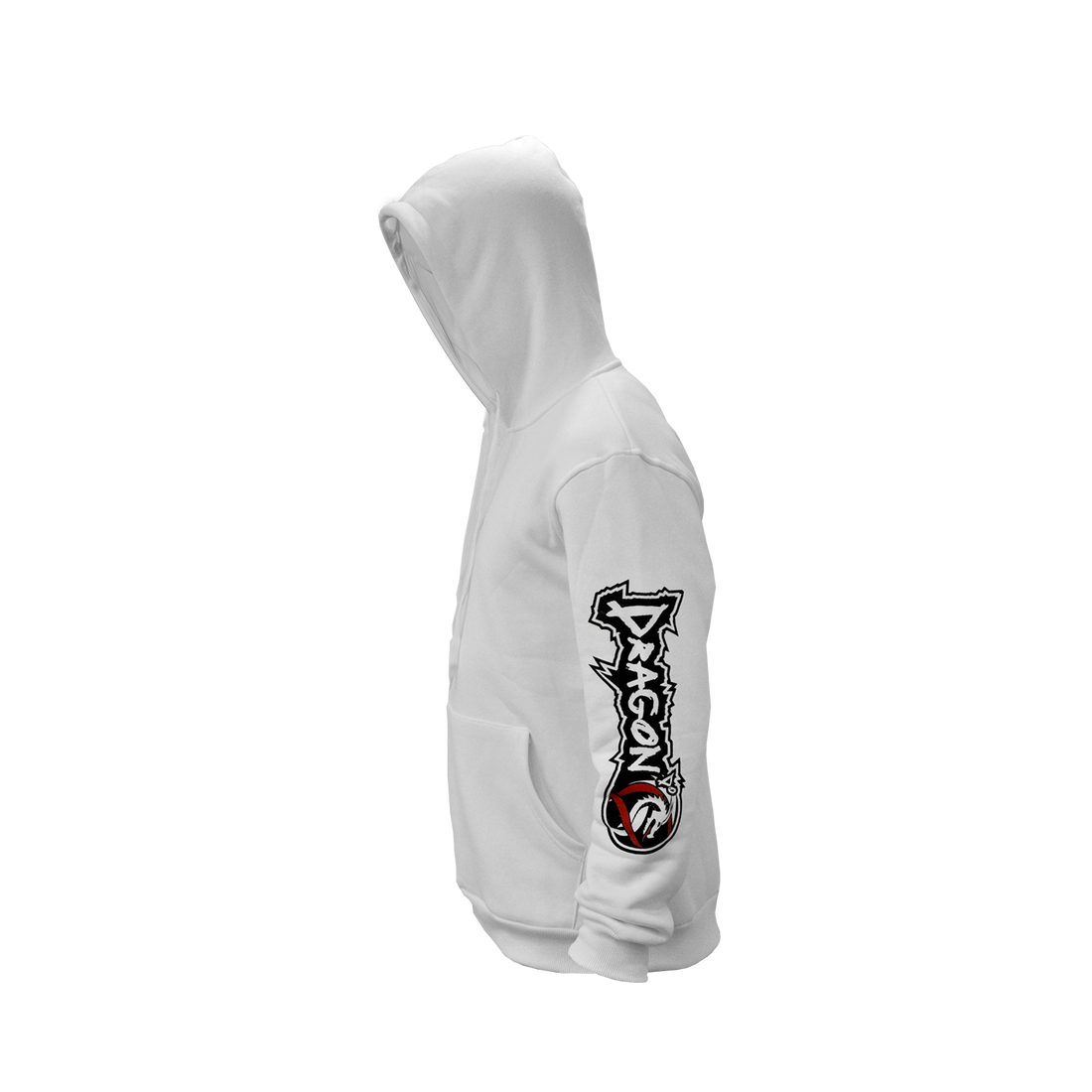 DragonDo 83555 Kapuzenpullover – Baumwolle – Weiß