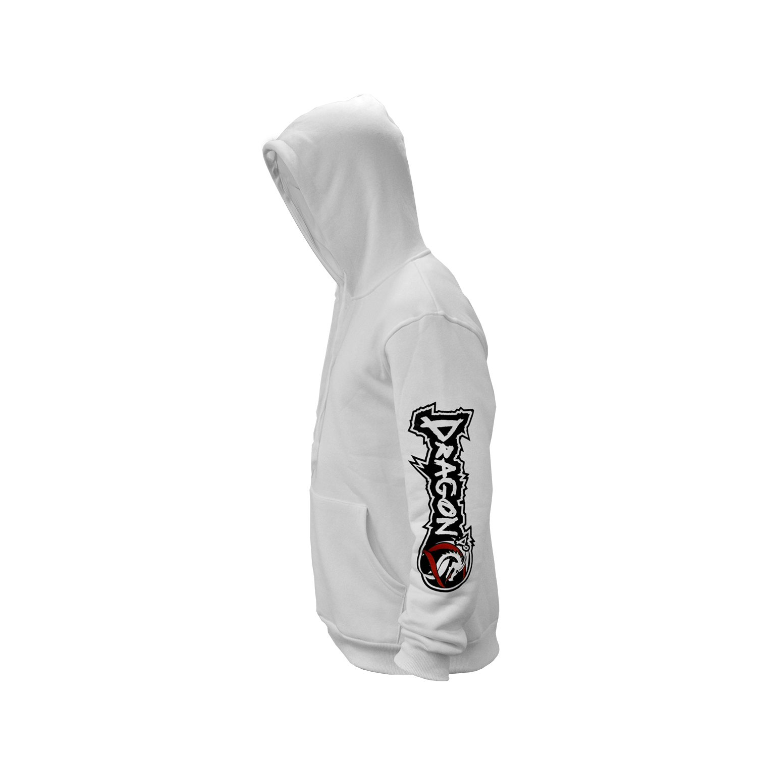 DragonDo 83555 Kapuzenpullover – Baumwolle – Weiß
