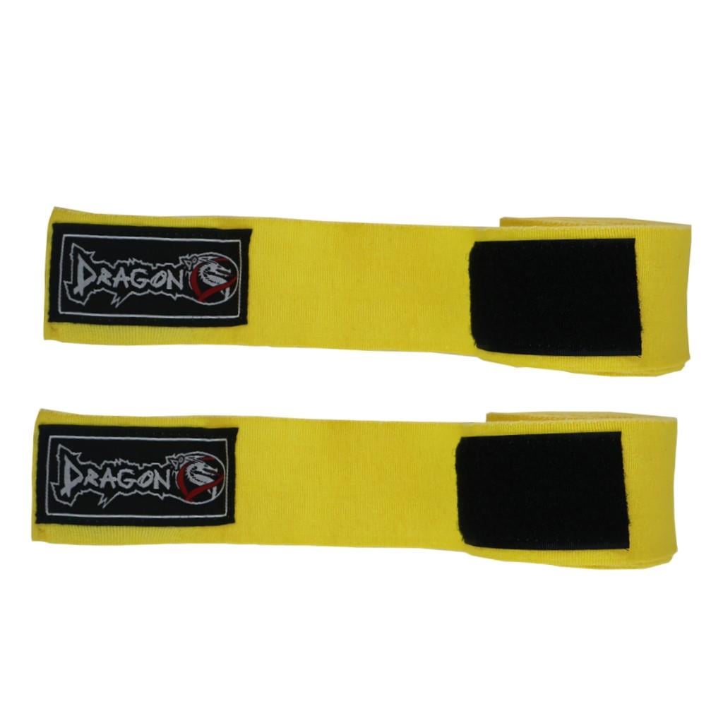 DragonDo 83822 Elite metre elastisch 5 Bandage Gelb Box – für Training und Wettkampf