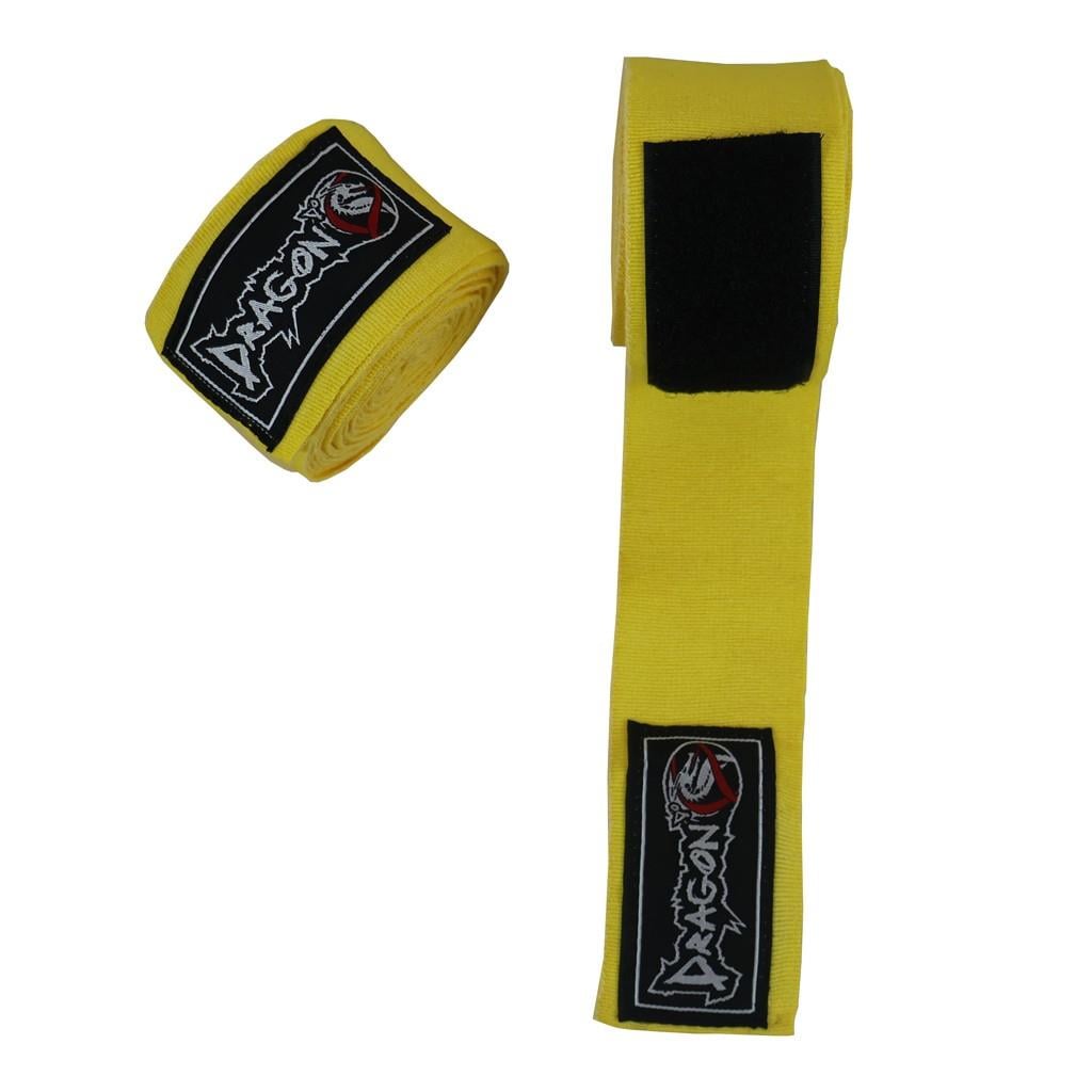 DragonDo 83822 Elite metre elastisch 5 Bandage Gelb Box – für Training und Wettkampf