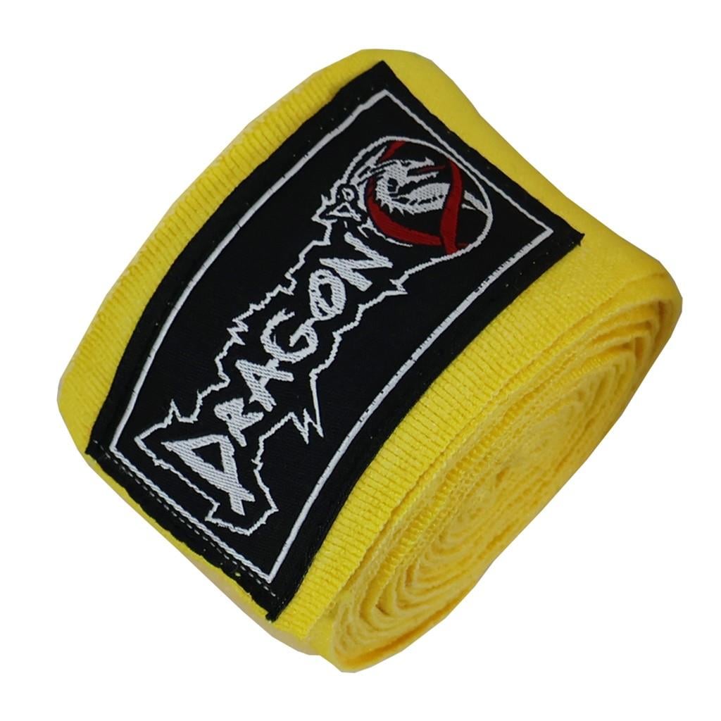 DragonDo 83822 Elite metre elastisch 5 Bandage Gelb Box – für Training und Wettkampf