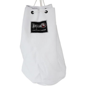 DragonDo AC5025 Stoffbeutel mit Kordelzug, Weiß, 40 x 45 cm