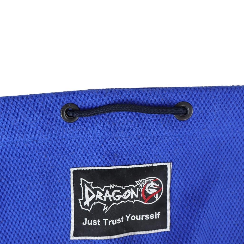 DragonDo AC5025 Stoffbeutel mit Kordelzug, Blau, Trainingsbeutel, 40 x 45 cm