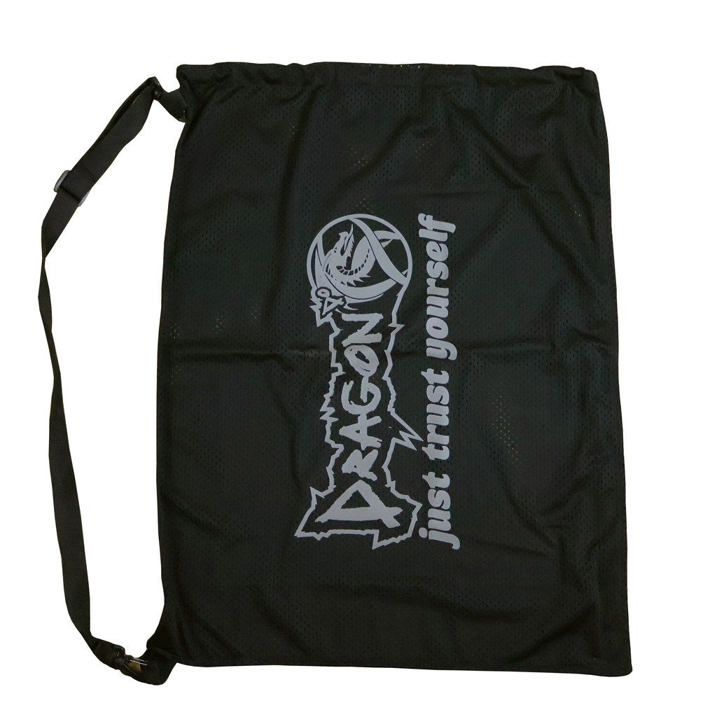 DragonDo AC5026 Kordelzug-Netzbeutel Schwarz 75x55 cm