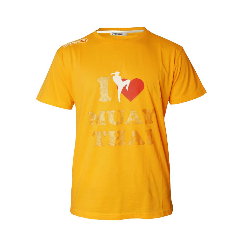 DragonDo I Love Muaythai bedrucktes T-Shirt