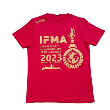 DragonDo IFMA Junioren-Weltmeisterschafts-T-Shirt Antalya 2023