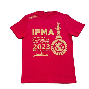 DragonDo IFMA Junioren-Weltmeisterschafts-T-Shirt Antalya 2023