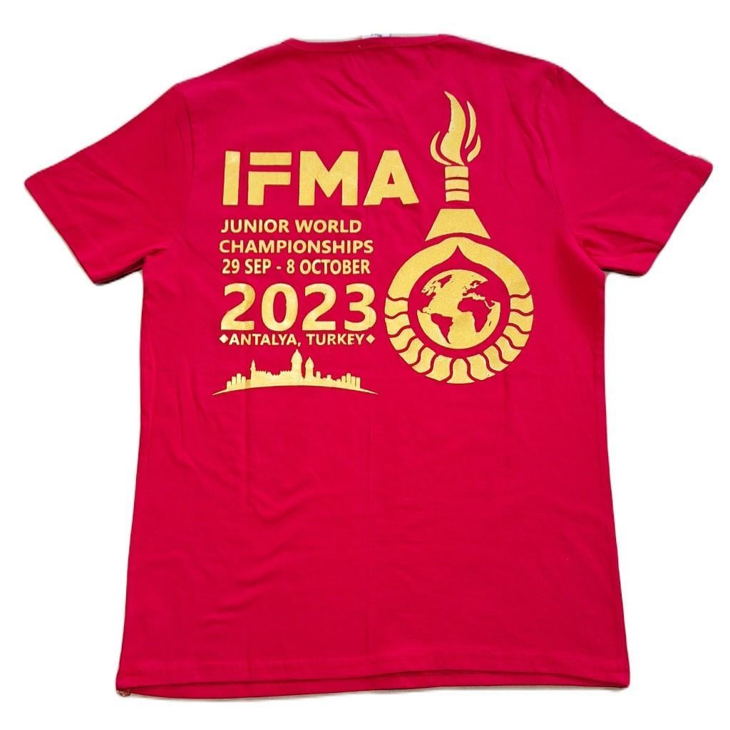 DragonDo IFMA Junioren-Weltmeisterschafts-T-Shirt Antalya 2023