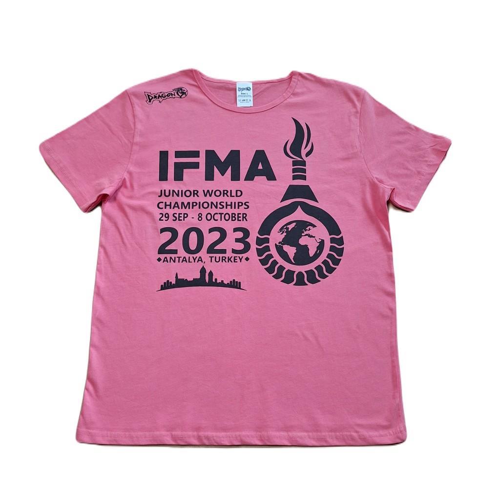 DragonDo IFMA Junioren-Weltmeisterschafts-T-Shirt Antalya 2023