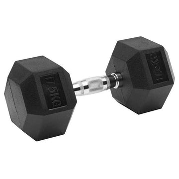 DragonDo Sechseckige Gummihantel 17,5 kg