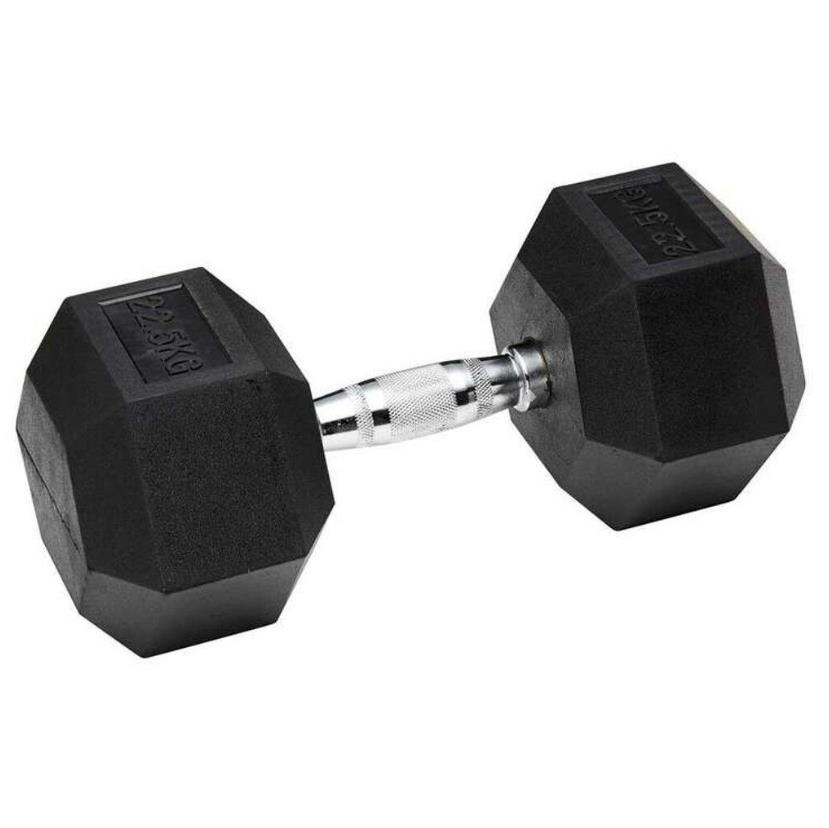 DragonDo Sechseckige Gummihantel 22,5 kg