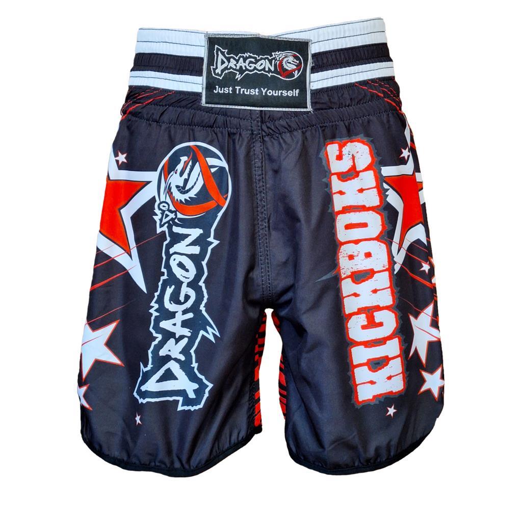 DragonDo KB240 Kickbox-Shorts, digital bedruckte Kickbox-Trainingsshorts