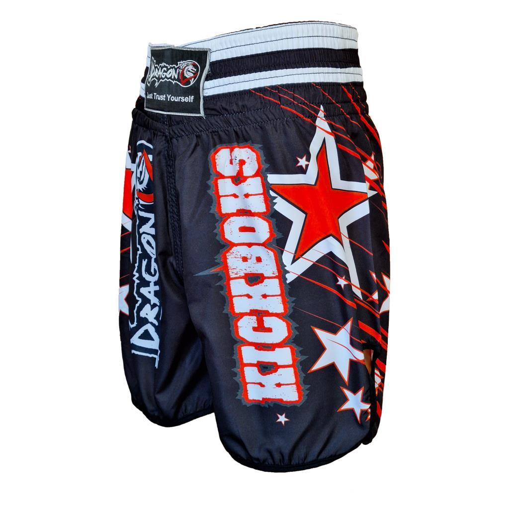 DragonDo KB240 Kickbox-Shorts, digital bedruckte Kickbox-Trainingsshorts