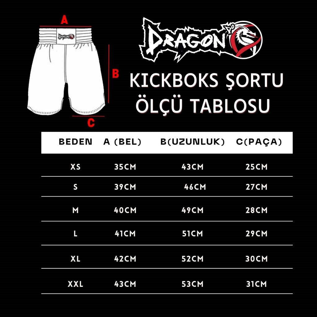 DragonDo KB240 Kickbox-Shorts, digital bedruckte Kickbox-Trainingsshorts