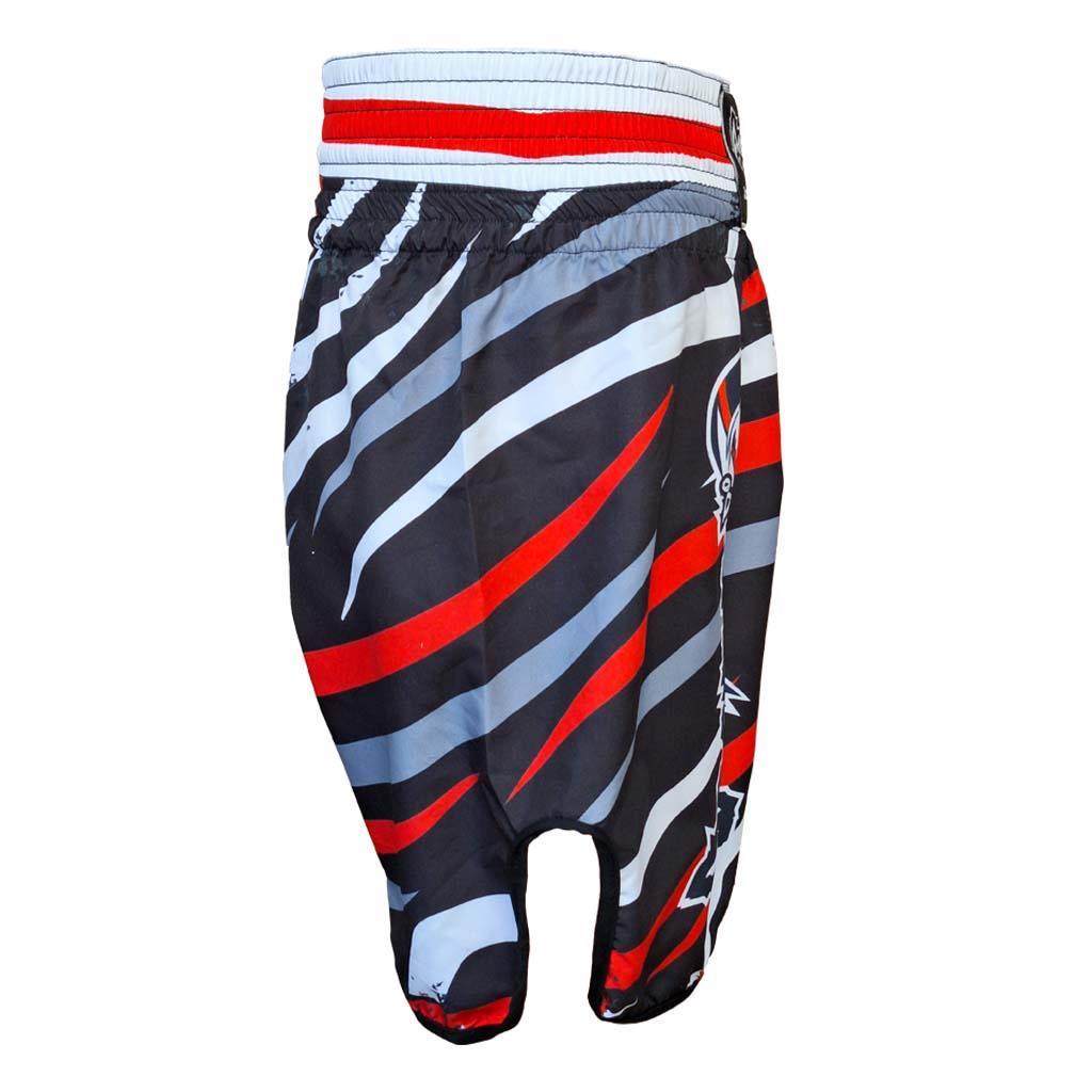 DragonDo KB242 Kickbox-Shorts, Kickbox-Trainingsshorts, digital bedruckte Shorts mit Muster