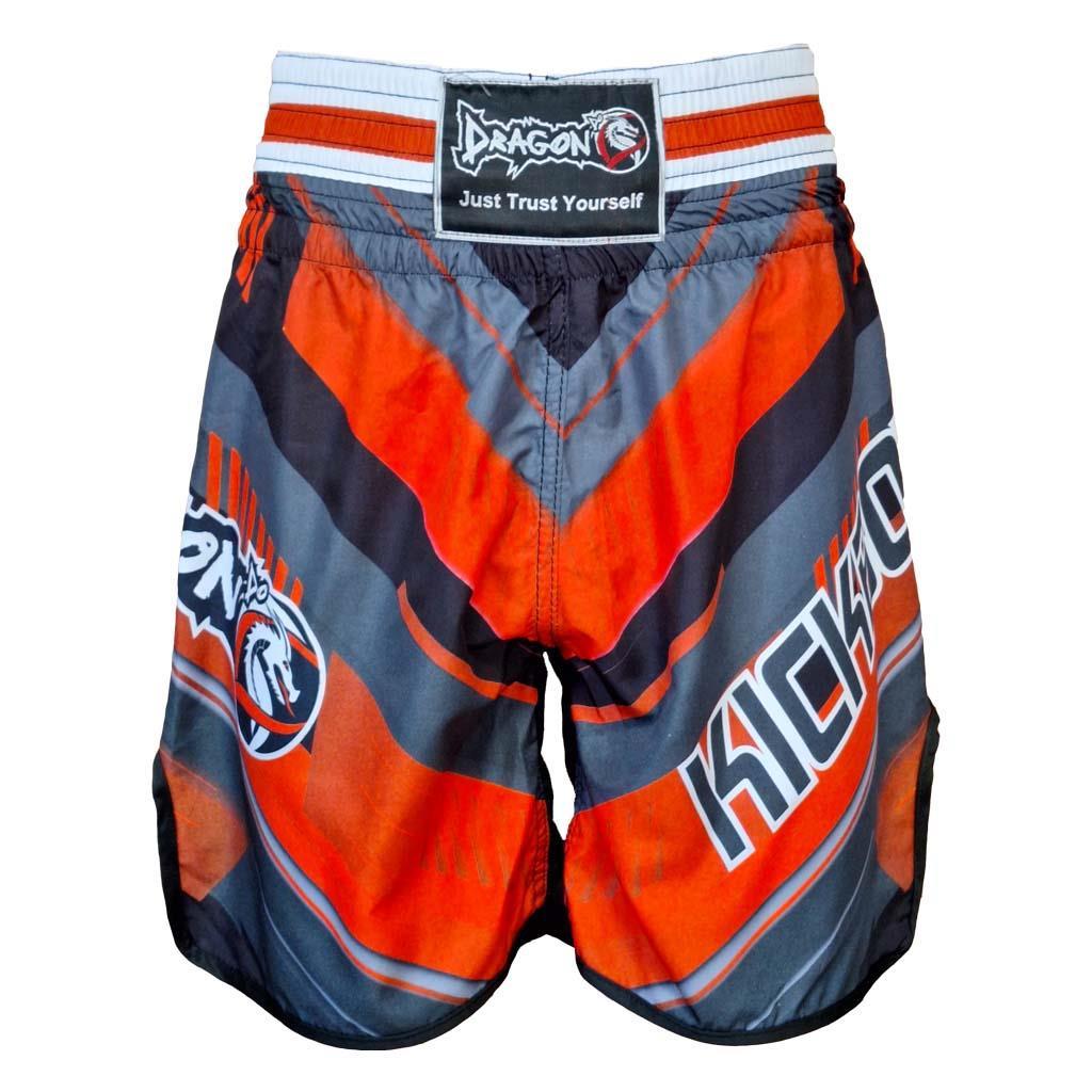DragonDo KB244 Kickbox-Shorts, Kickbox-Trainingsshorts, digital bedruckte Shorts