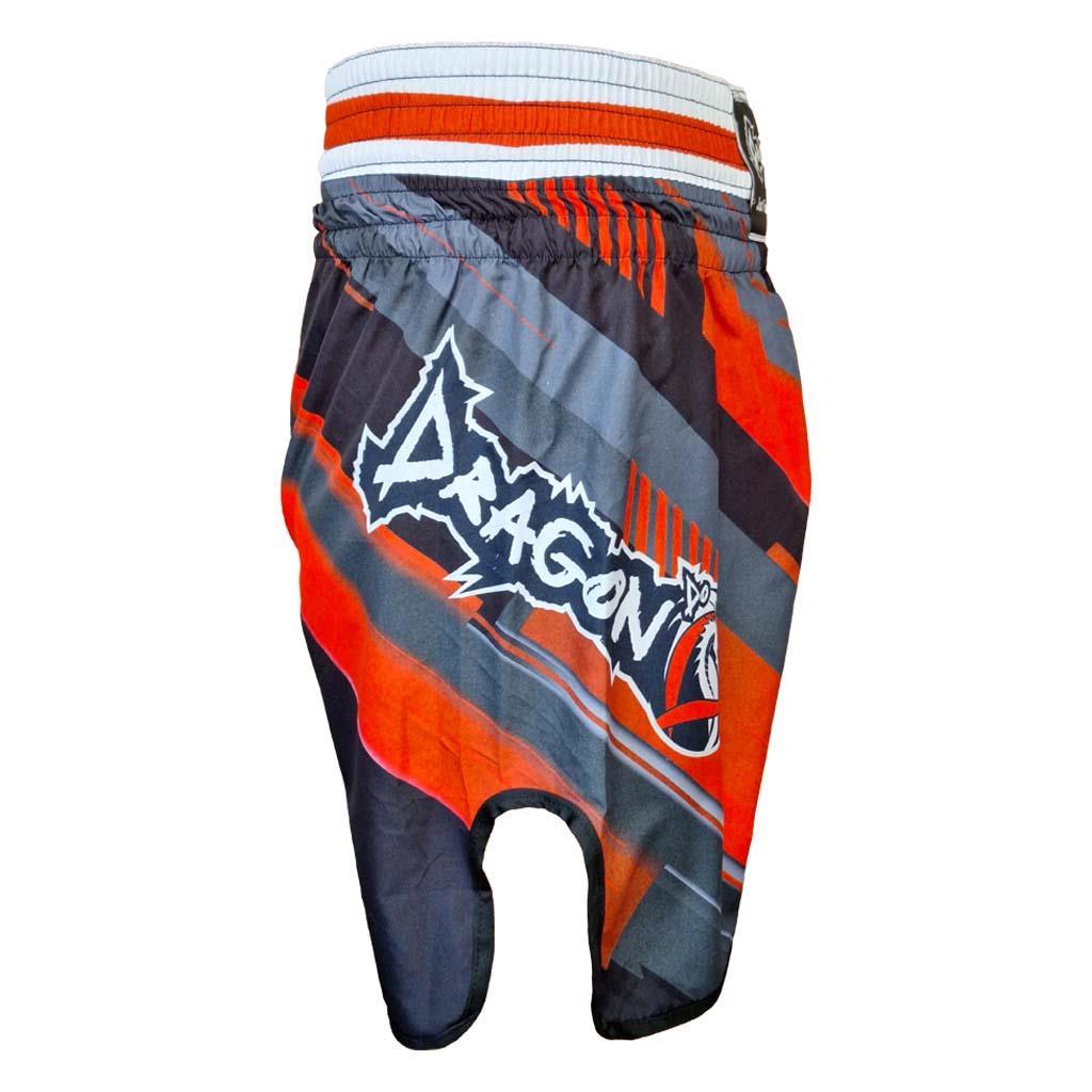 DragonDo KB244 Kickbox-Shorts, Kickbox-Trainingsshorts, digital bedruckte Shorts