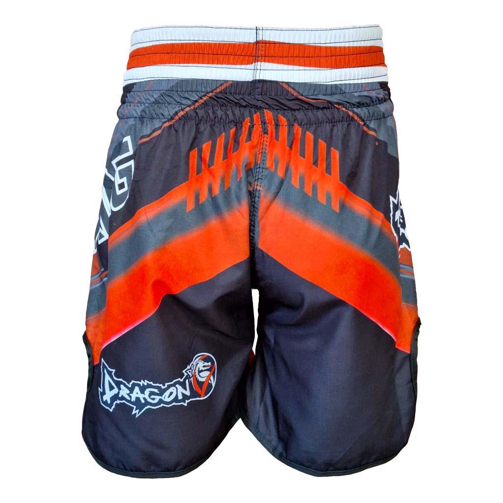 DragonDo KB244 Kickbox-Shorts, Kickbox-Trainingsshorts, digital bedruckte Shorts