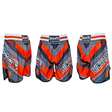 DragonDo KB244 Kickbox-Shorts, Kickbox-Trainingsshorts, digital bedruckte Shorts