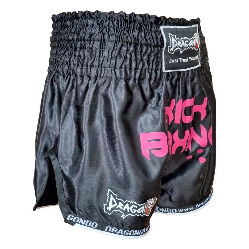 DragonDo KB247 Kickbox-Shorts Pink Heart Kickbox-Trainingsshorts