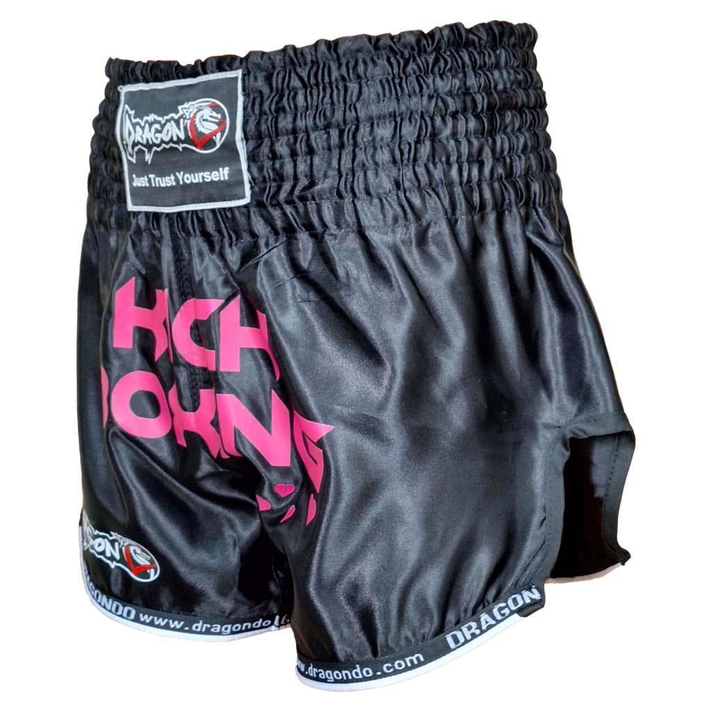 DragonDo KB247 Kickbox-Shorts Pink Heart Kickbox-Trainingsshorts