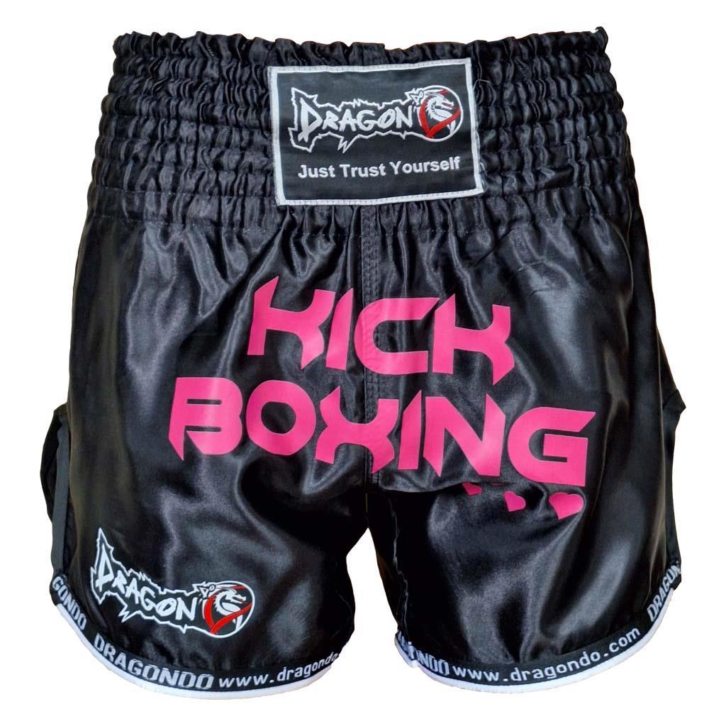 DragonDo KB247 Kickbox-Shorts Pink Heart Kickbox-Trainingsshorts