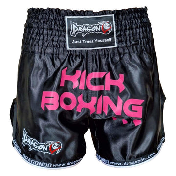 DragonDo KB247 Kickbox-Shorts Pink Heart Kickbox-Trainingsshorts