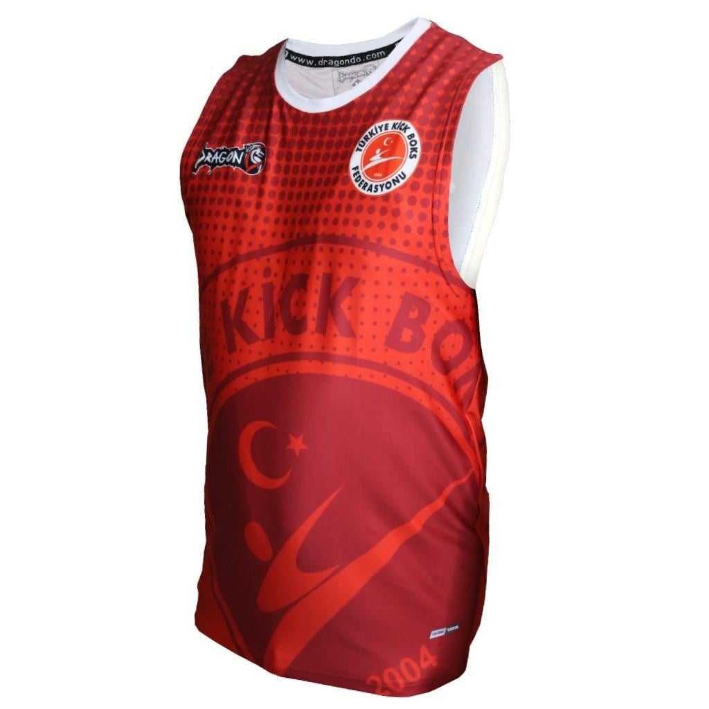 DragonDo KF1006 Kickbox-Unterhemd, Rot