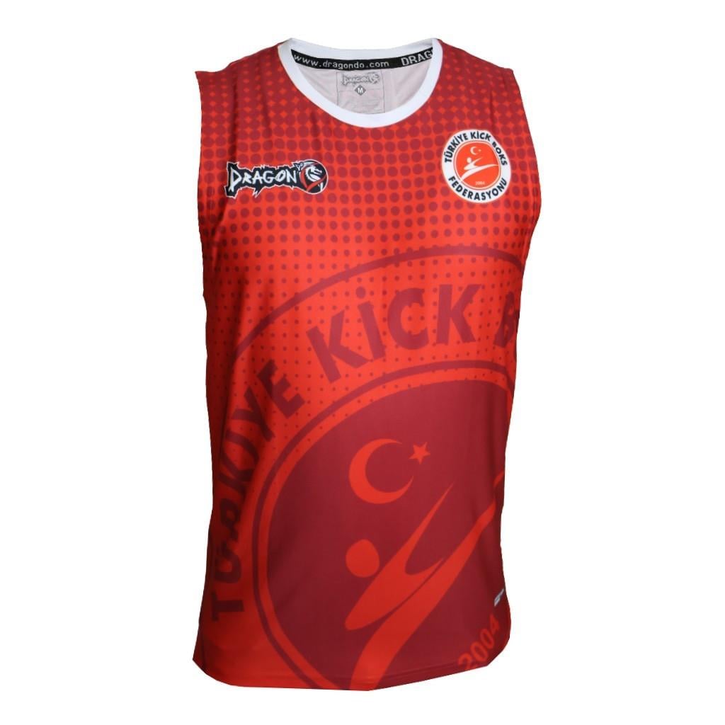 DragonDo KF1006 Kickbox-Unterhemd, Rot