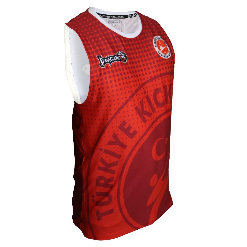 DragonDo KF1006 Kickbox-Unterhemd, Rot