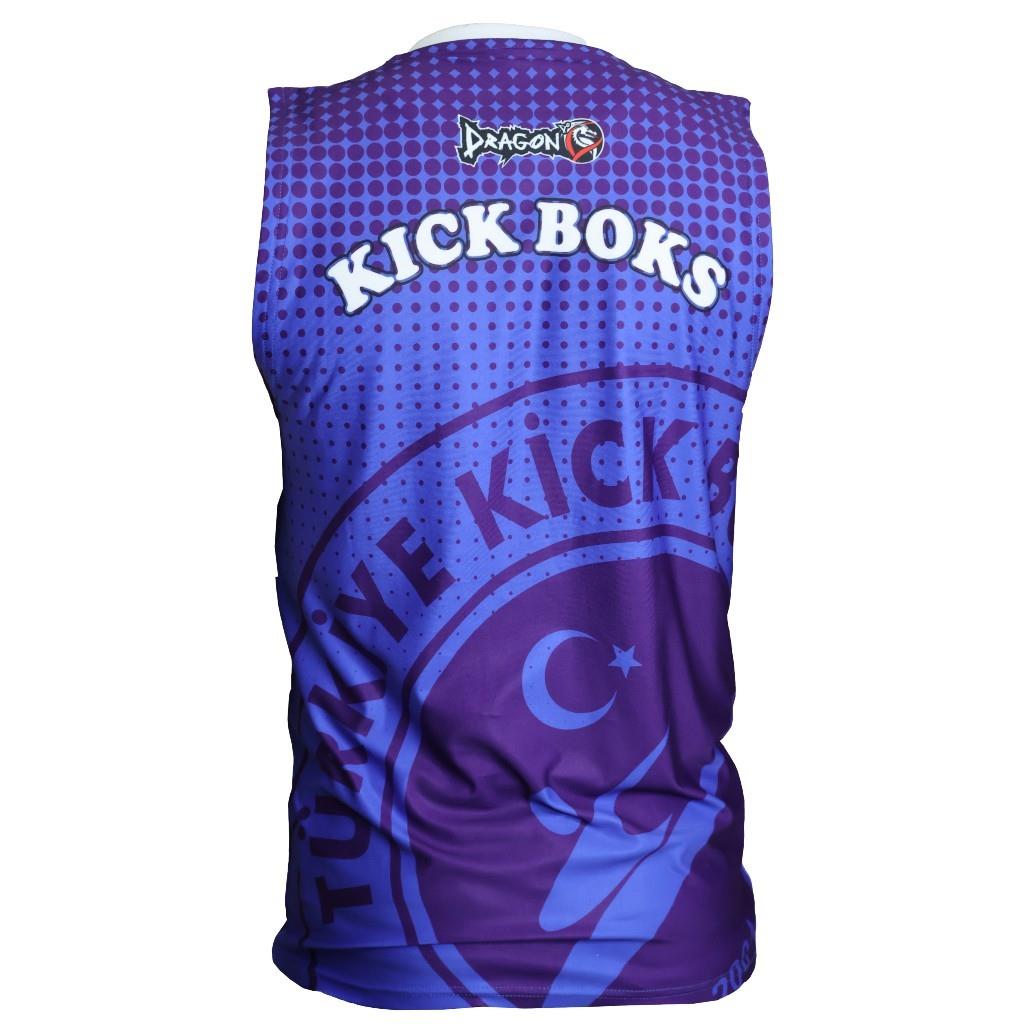 DragonDo KF1007 Kickbox-Athlet Blauer Kickbox-Athlet