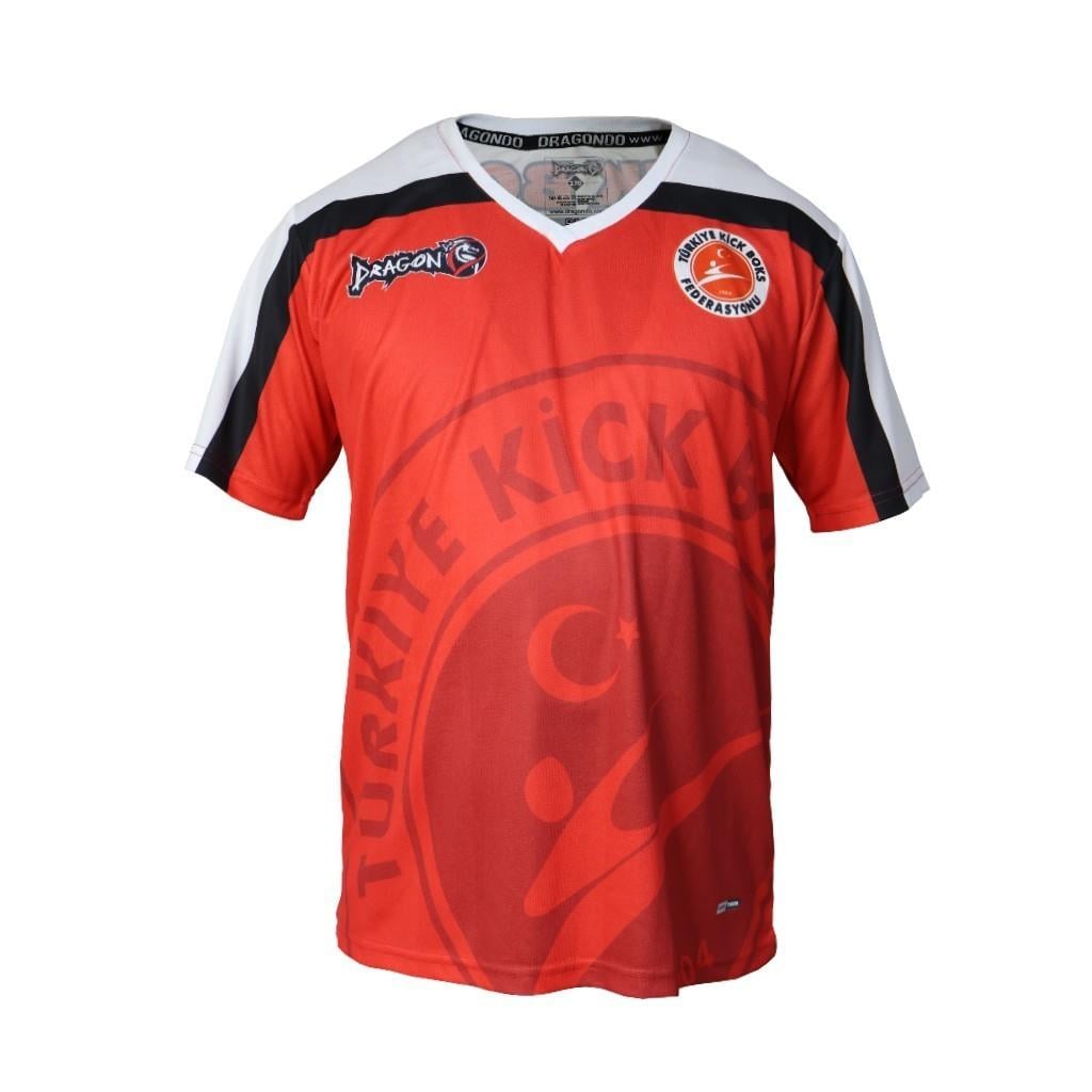 DragonDo KF205 Point Fight T-Shirt, V-Ausschnitt Kickbox-T-Shirt