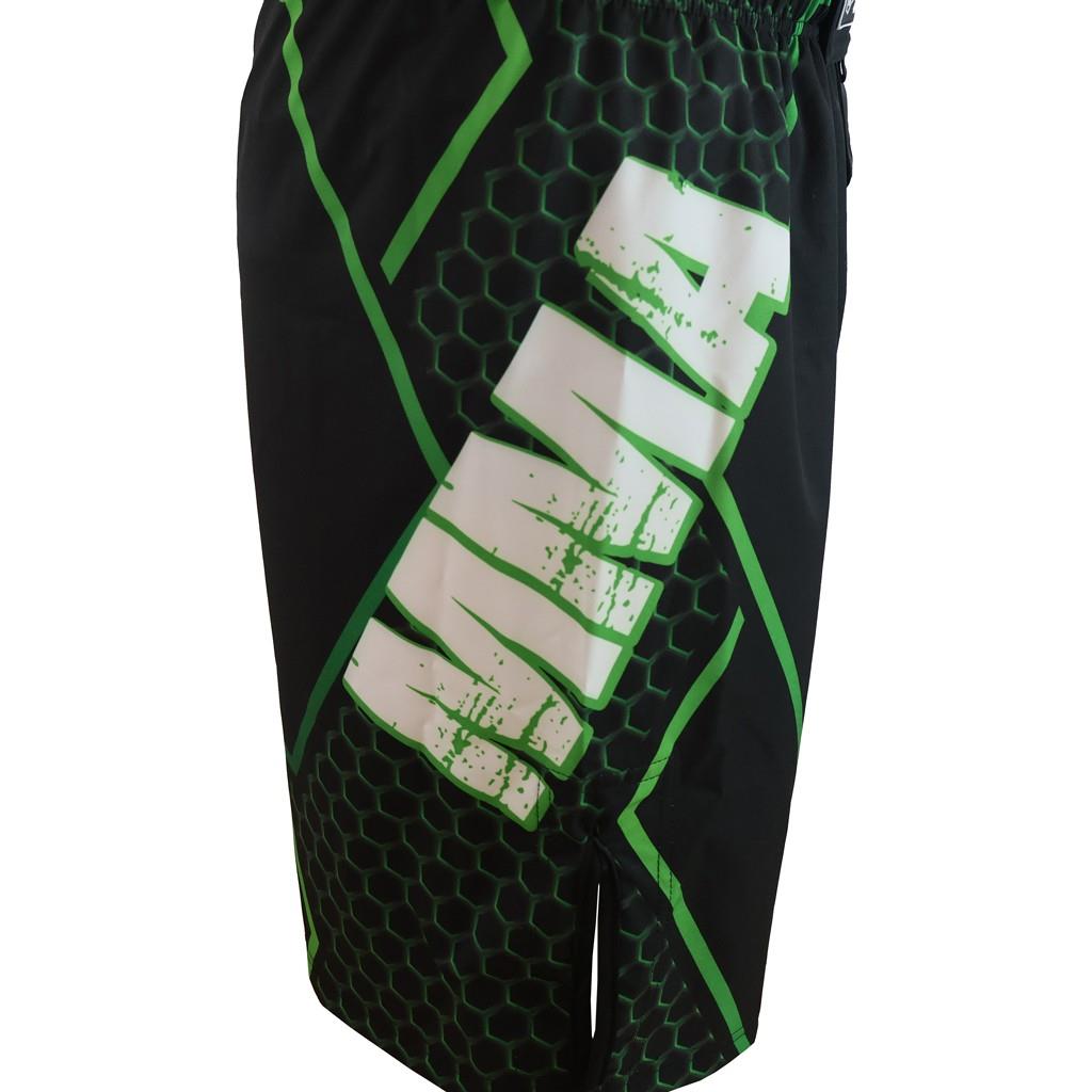 DragonDo M03 Green Line MMA Shorts Training – für Training und Wettkampf