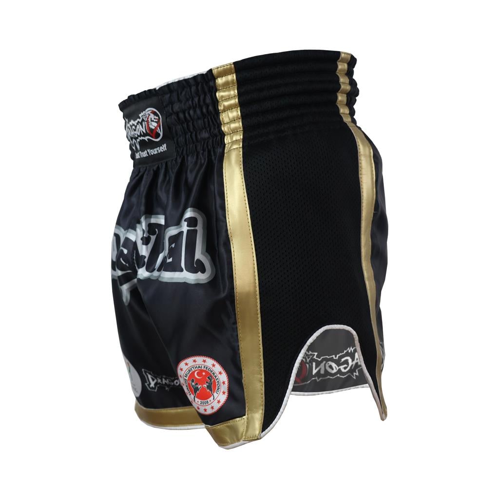 DragonDo MT2019 Federasyon zertifiziert Muay Thai Shorts – für Training und Wettkampf