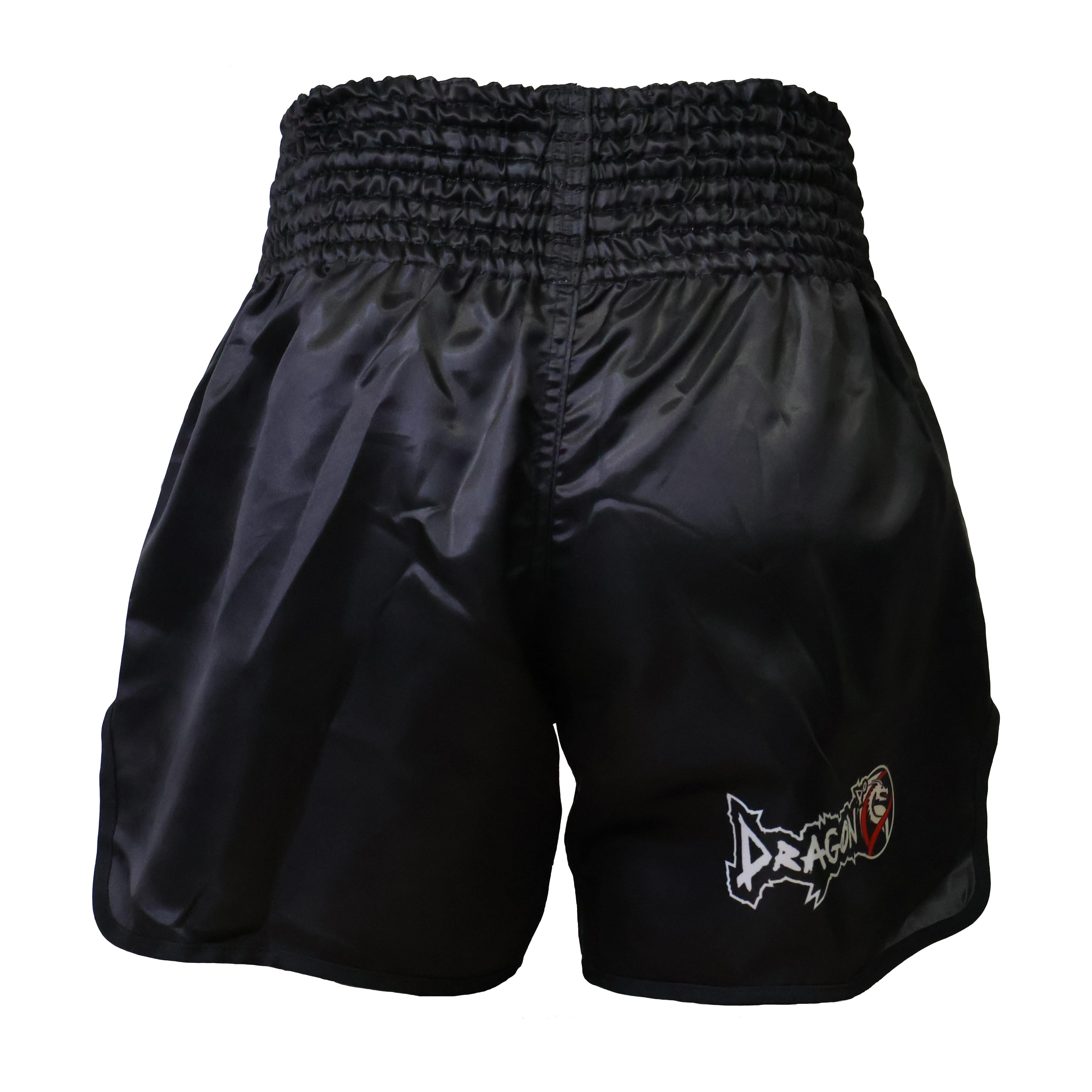 DragonDo MT3012 Muaythai-Shorts mit rotem Totenkopf, digital bedruckte Muaythai-Shorts
