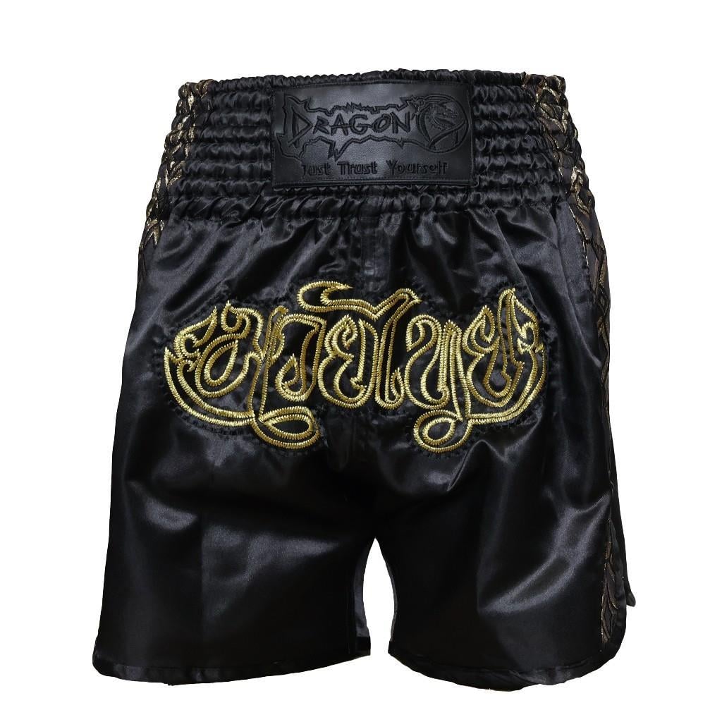 DragonDo MT3028 Bestickte Muaythai-Shorts, Muaythai-Trainingsshorts