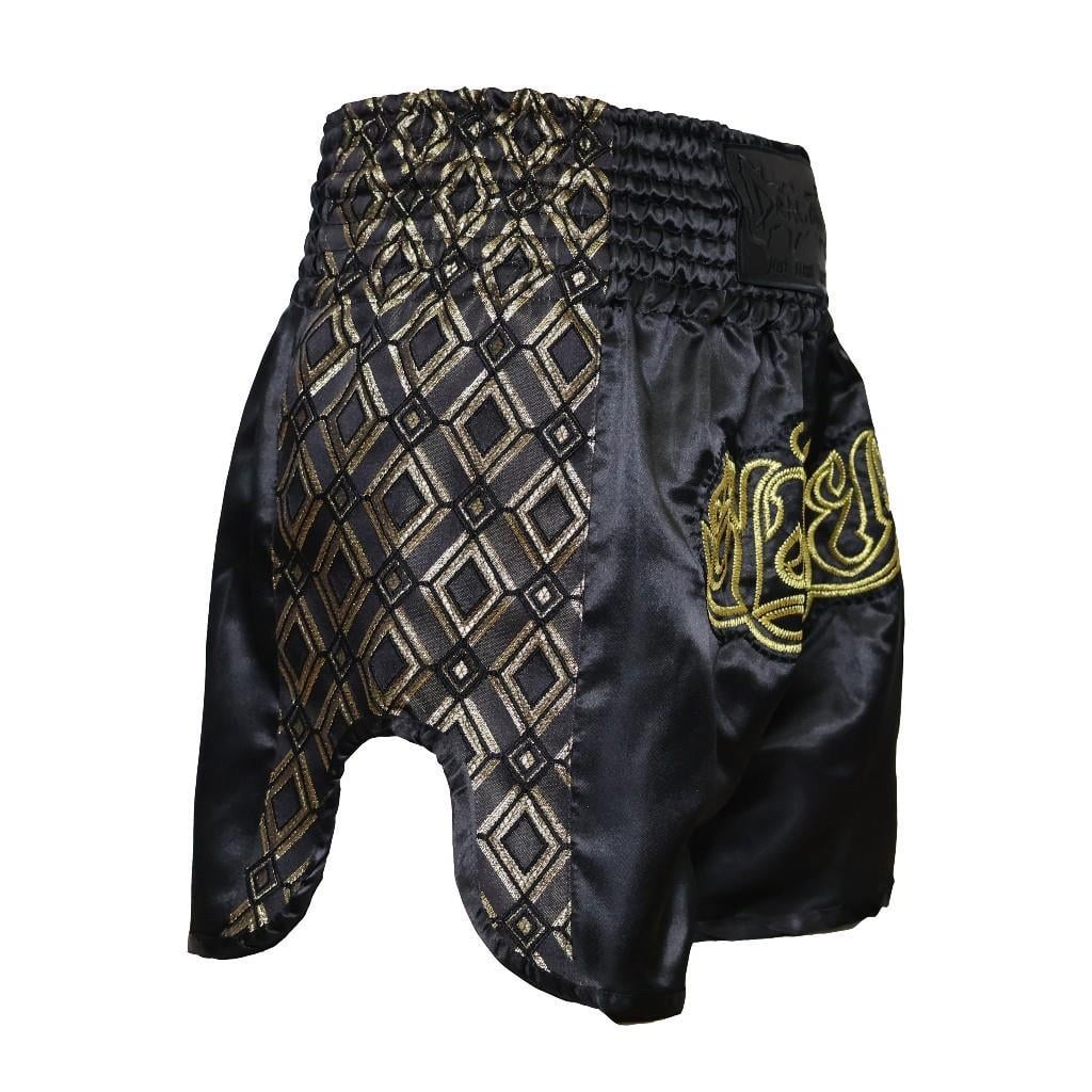 DragonDo MT3028 Bestickte Muaythai-Shorts, Muaythai-Trainingsshorts